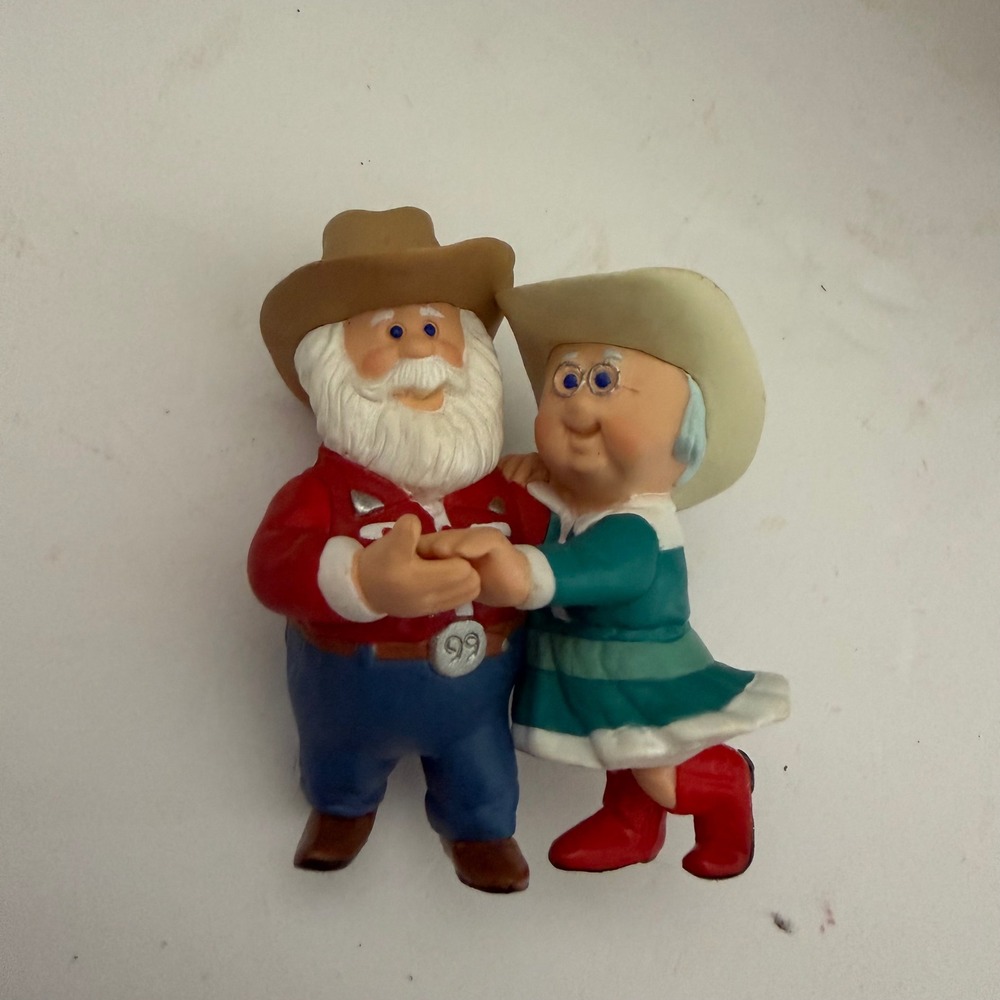 Hallmark Keepsake Ornament 1999 The Clauses on Vacation Western Santa Two-Step